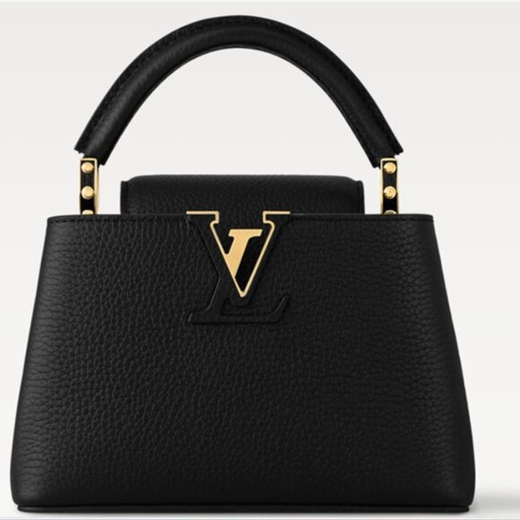 Louis Vuitton Black Capucines Mini Handbag - Picture 1 of 6